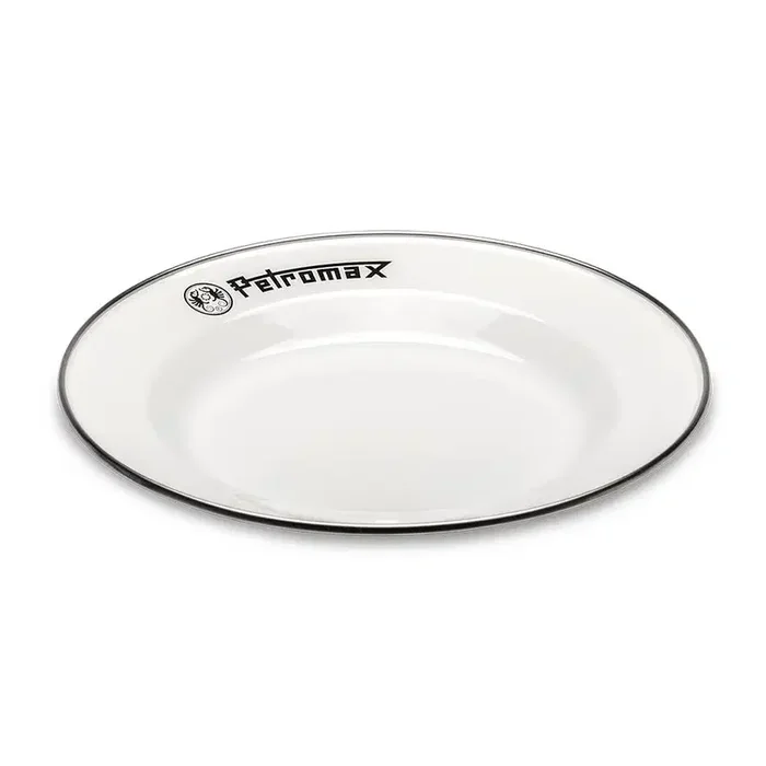 Petromax Emaille-Teller, 2er-Set, weiß, ca. Ø 18 cm