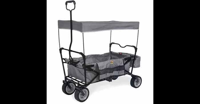 Pinolino Klappbollerwagen Paxi, grau