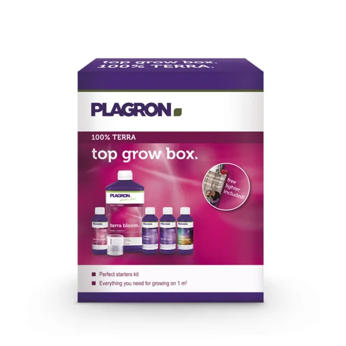Plagron – Top Grow Box Terra , pack komplett mit Dünger und Booster