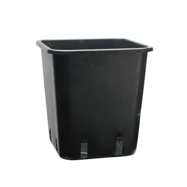 Plastik Blumentopf, viereckig 11x11x19 cm – 1,65 l