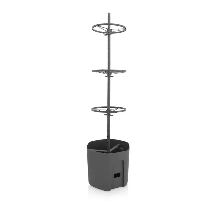Plastkon Tomaten-Schweiß Blumentopf für Tomaten 39 cm, Anthrazit