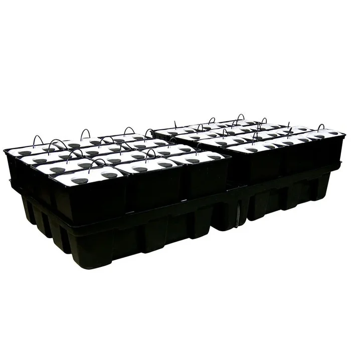 Platinium – AeroPro – 24 Töpfe bato 96 Pflanzen – 200 x 100 x 38.5 cm – Aeroponisches System