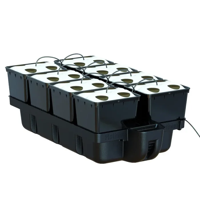 Platinium – AeroPro – 8 Töpfe bato 32 Pflanzen – 110 x 60 x 38.5 cm – Aeroponisches System