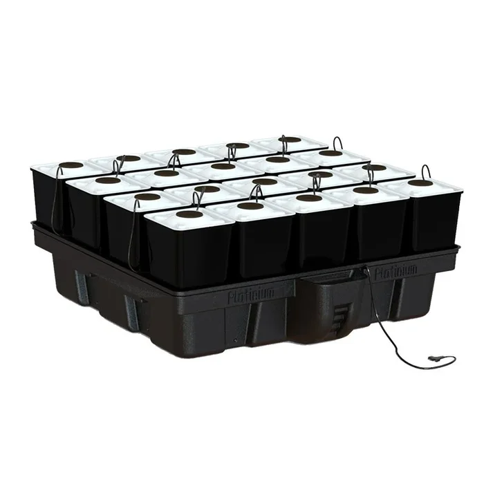 Platinium – AeroStar – 20 Gläser bato – 100 x 100 x 38.5 cm – Aeroponisches System