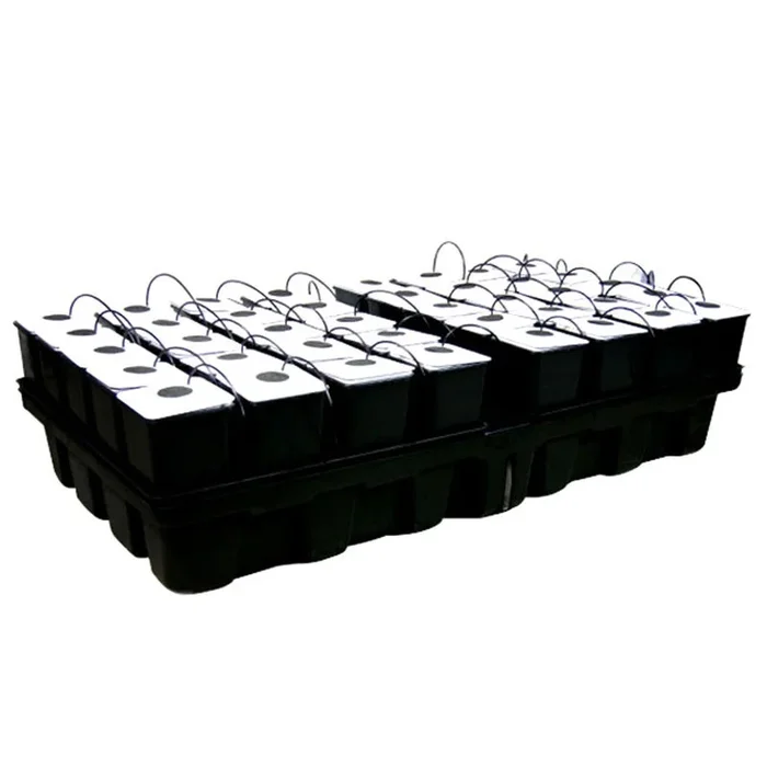 Platinium – AeroStar – 40 Töpfe bato – 200 x 100 x 38.5 cm – Aeroponisches System