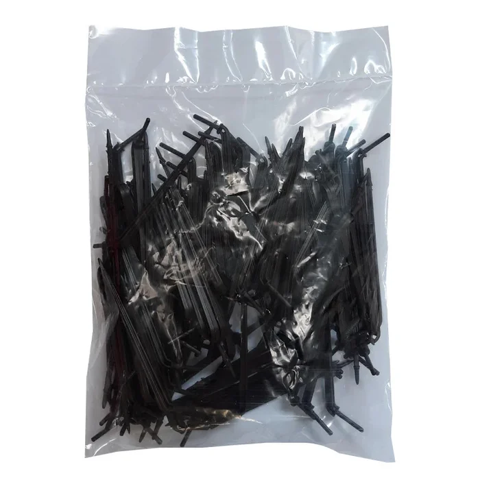 Platinium – Brauner Tropfpfahl – 100 Stück – 5mm – 4L/H – Bewässerung