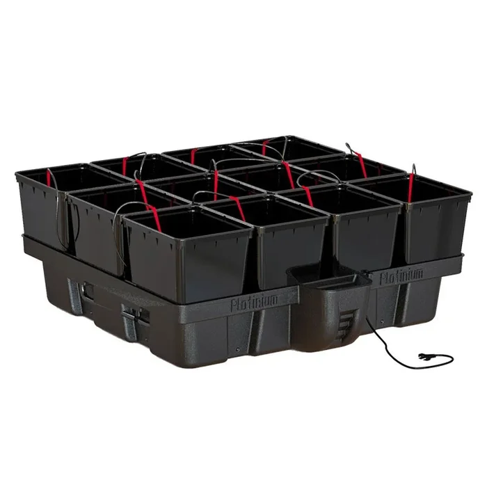 Platinium – HydroPro – 12 Töpfe bato – 100 x 100 x 38,5cm – MJ 1000 – Hydroponisches System