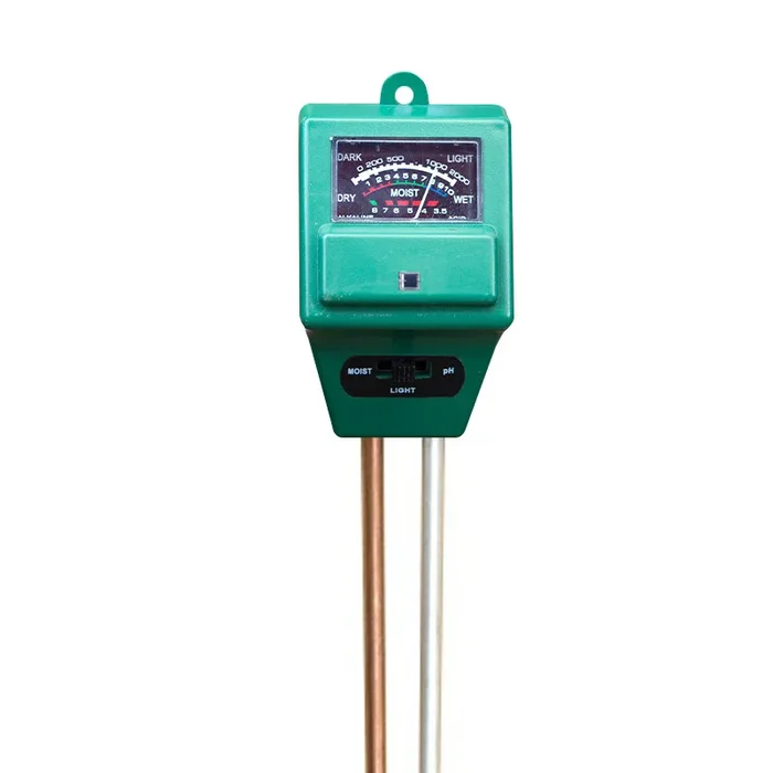 Platinium – pH-Wert misst Boden + Luftfeuchtigkeit + Luxmeter