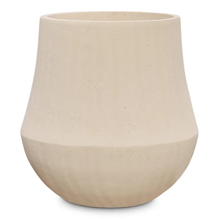 Polystone Coated Darcy Planter – Natural