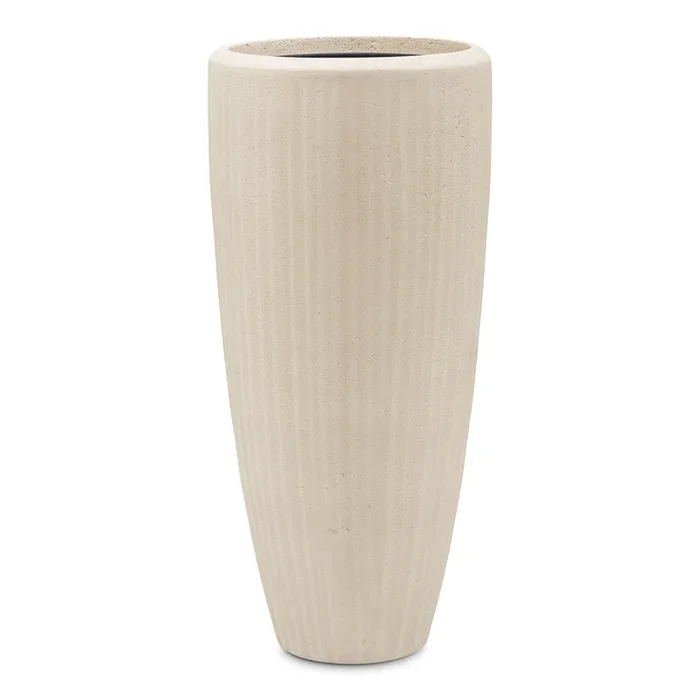 Polystone Plain Partner Planter – Natural