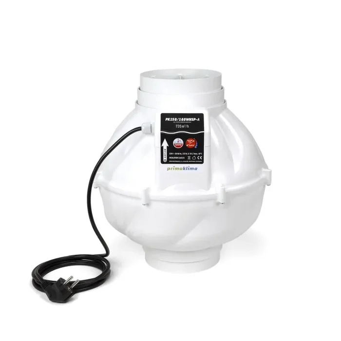 Prima Klima Rohrventilator Whisperblower 150-160 mm – 720 m3/Std, 1-Gang