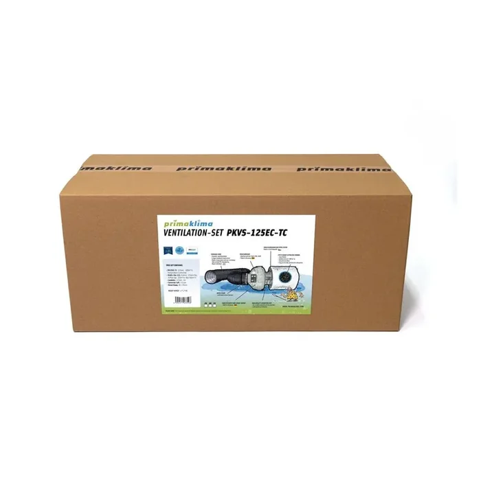 Prima Klima Ventilation PKVS Set PK125EC-TC mit Temperatursteuerung