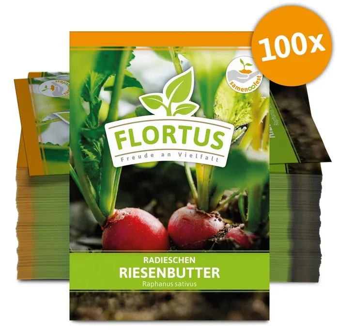 Radieschen Riesenbutter (100 Stück)