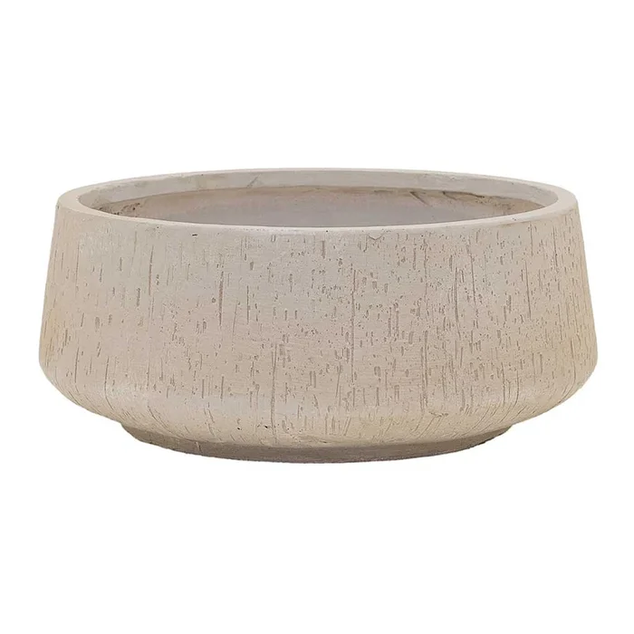 Raindrop Bowl Planter – Stone