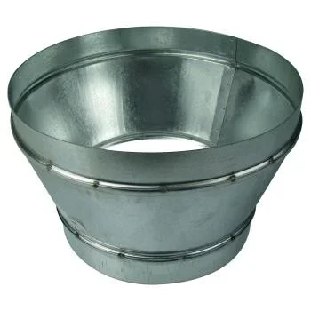 Reduzierstück, Metall, ø 250 mm auf ø 200 mm