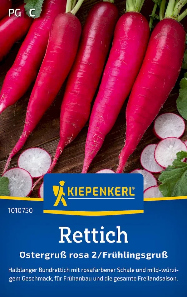 Rettichsamen Ostergruß rosa 2/Frühlingsgruß