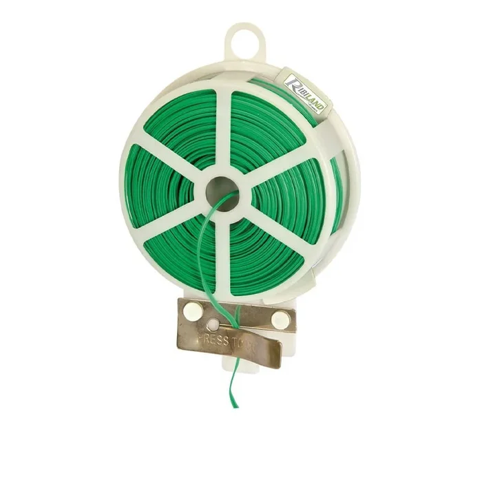 Ribiland – Bindeglied aus plastifiziertem Galvadraht mit Haspel 50m Ø 0.4mm