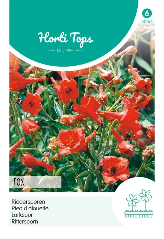 Rittersporn Fox Orange-Rot [MHD 07/2022]