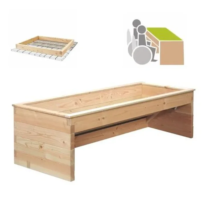Rollibeet�“Duo“ 52cm versiegelte Fl�che