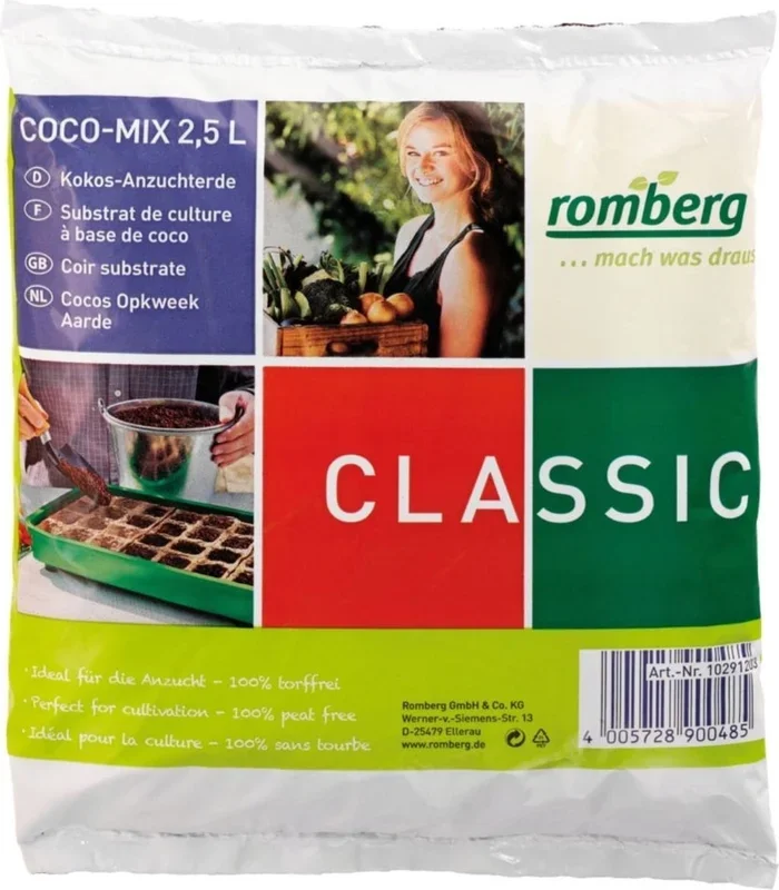 Romberg Kokos-Anzuchterde 2,5 Liter, 2,50 l