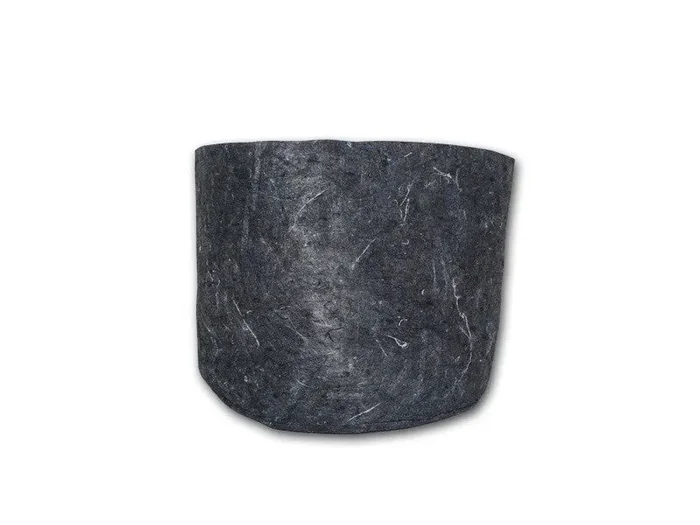 Root Pouch Grauer Textil Blumentopf 25×21 cm – 12 l
