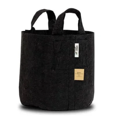 Root Pouch Schwarzer Textil-Blumentopf 35×30 cm – 30 l