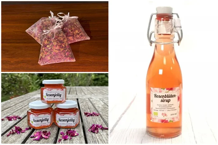 Rosiges Geschenkpaket