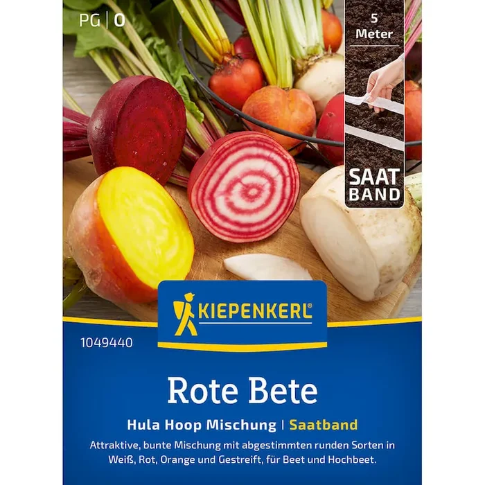 Saatband Rote Beete Hula Hoop Mix Beta vulgaris conditiva – Bestellnummer 9945900