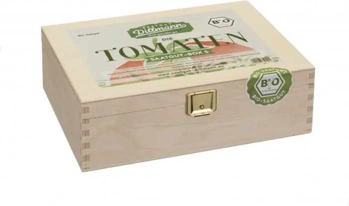 Saatgut Dillmann Tomaten Saatgut-Box S Bio, Holzbox
