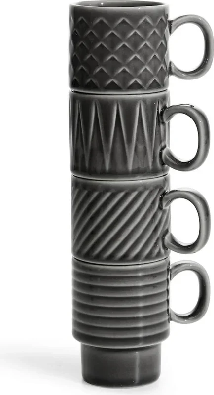 sagaform Coffee & More Espressobecher 4er Set