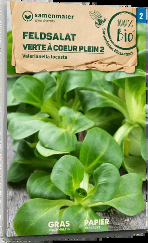 Samen Maier Bio Feldsalat „Verte a coeur plein 2“