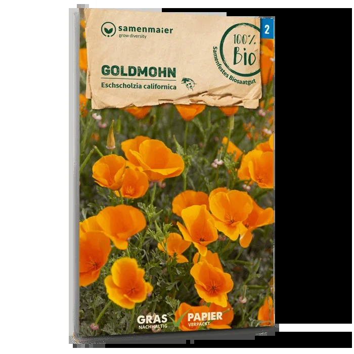 Samen Maier BIO Goldmohn orange