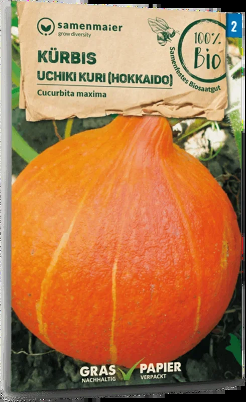 Samen Maier Bio Kürbis, Riesen-, Uchiki Kuri „Hokkaido“