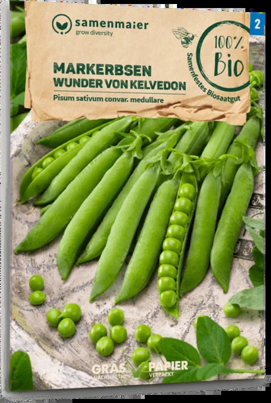 Samen Maier Bio Markerbsen „Wunder von Kelvedon“