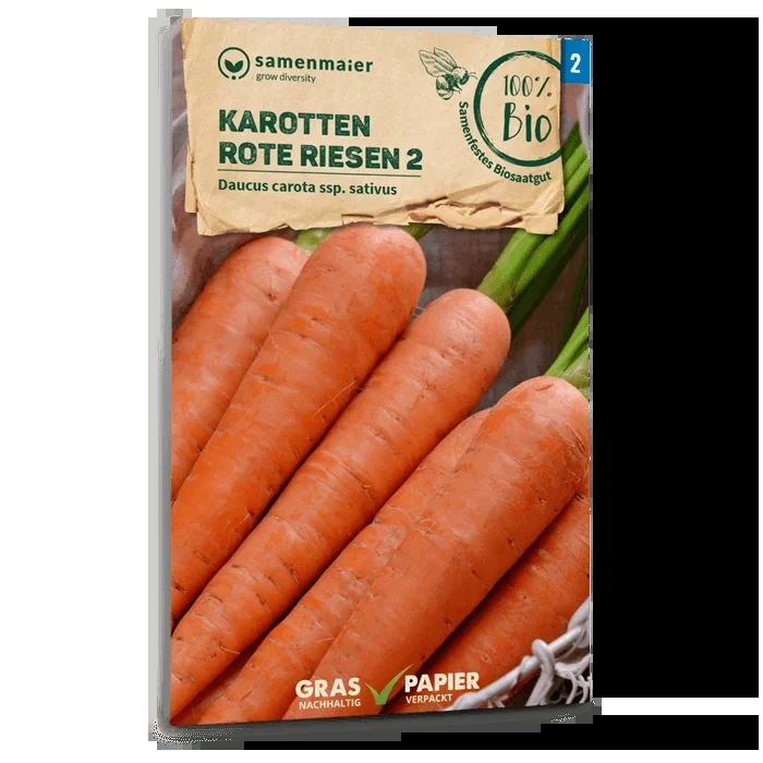 Samen Maier BIO Möhren Rote Riesen 2