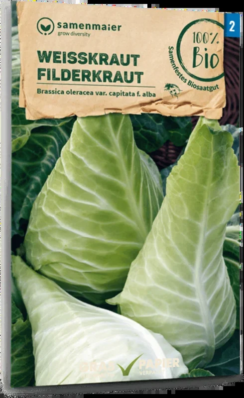 Samen Maier Bio Weißkraut, Spitz-, Filderkraut