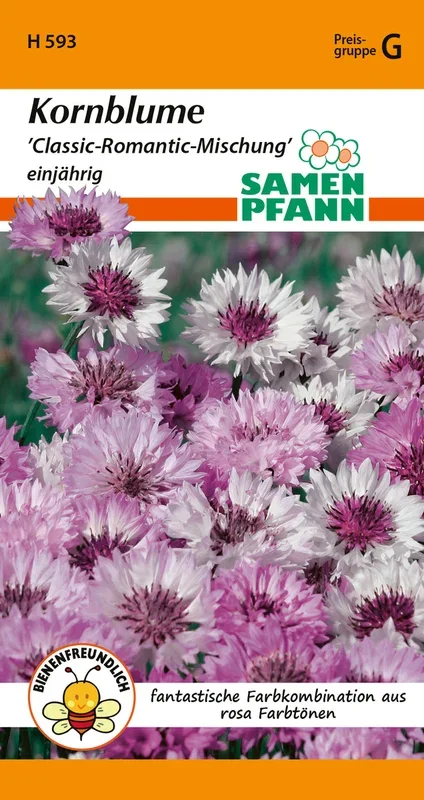 Samen Pfann Classic-Romantic-Mischung Kornblume
