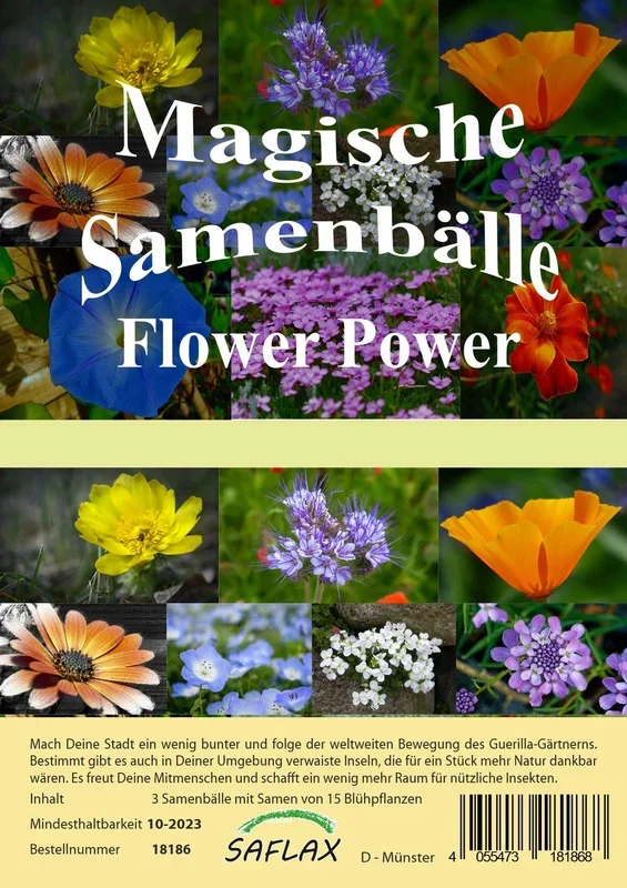 Samenbälle Flower Power (3 Stück)