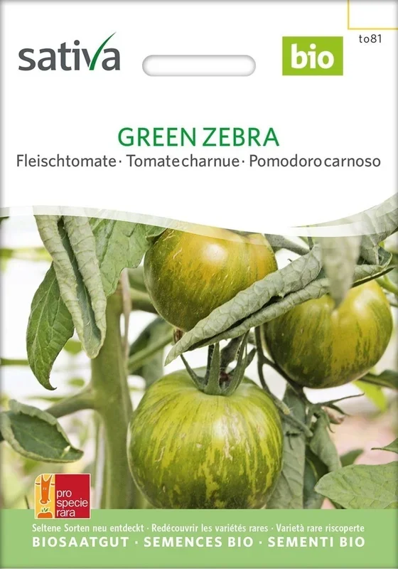 Sativa Bio Fleischtomate „Green Zebra“