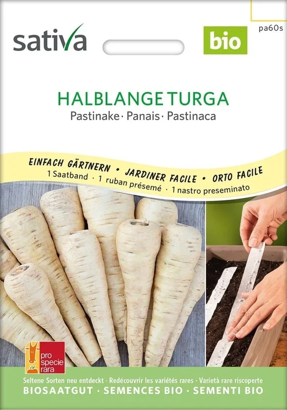 Sativa Bio Pastinake, Halblange Turga Saatband