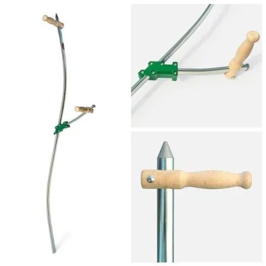 Schröckenfux Metallrohr-Gartensensenworbgebogen