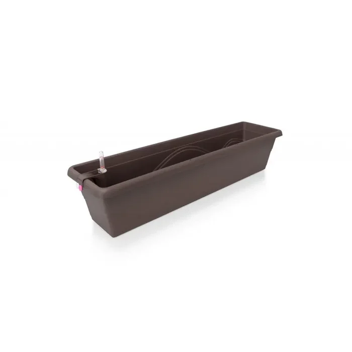 Selbstbewässernder Blumentopf Extra Line SMART, 80 cm, Braun
