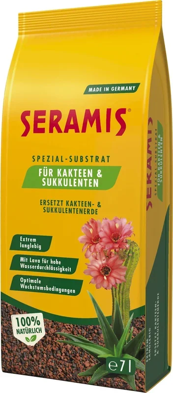 Seramis Spezial-Substrat für Kakteen & Sukkulenten, 7 l