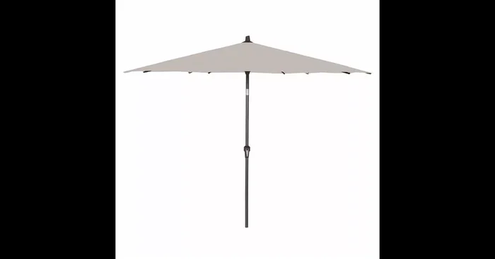 Siena Garden Avio Mittelstockschirm Ø 250cm anthrazit/stone