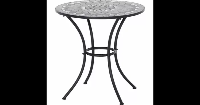 Siena Garden Como Mosaik Gartentisch Ø70x71cm Stahl/Keramik