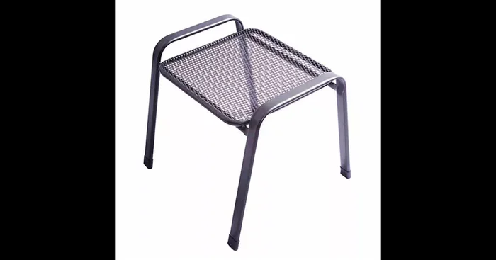 Siena Garden Elda Plus Hocker 54x52x48cm Stahl