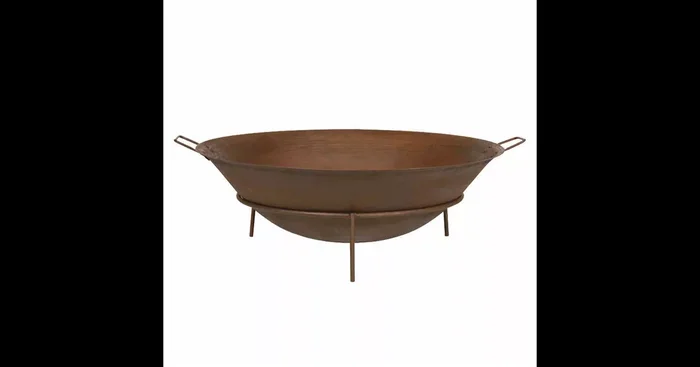 Siena Garden Feuerschale Rusty aus Gusseisen Ø 61×26,5 cm braun