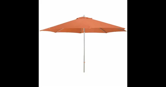 Siena Garden Mittelstockschirm Alu-Push Pro, Ø300 cm, terracotta