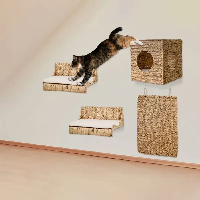 Silvio Design Kletterwand ‚Komfort‘, 4tlg., natur