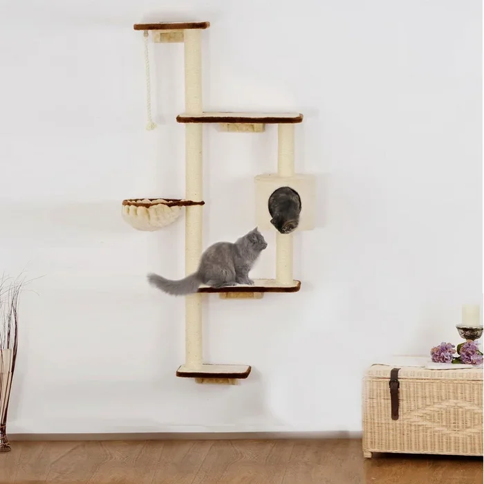 Silvio Design Wandkratzbaum ‚Mabel‘, beige-braun